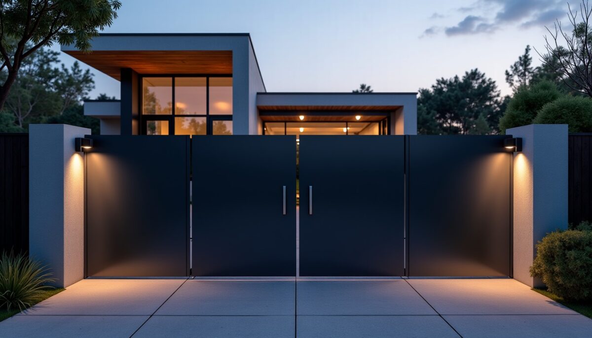 Les bénéfices réels d’un portail battant automatisé pour une maison contemporaine