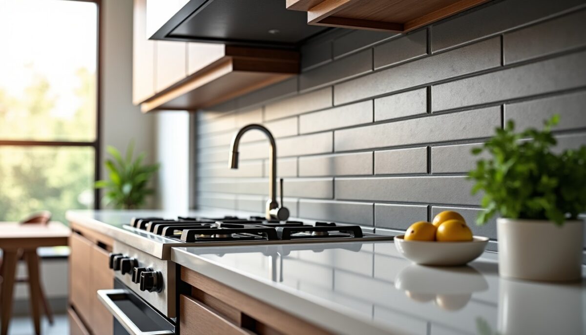 Crédence en carrelage : l’élément stylé et fonctionnel pour sublimer votre cuisine moderne