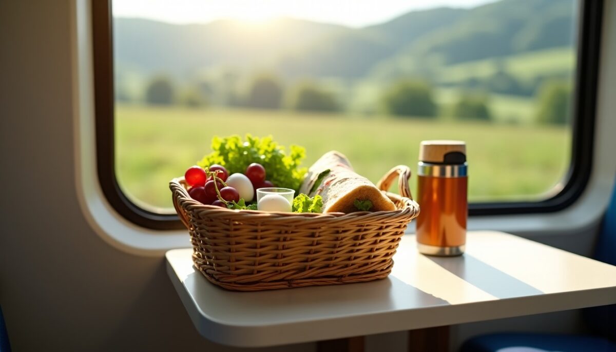 Guide pratique pour composer un panier repas sain et équilibré lors d&rsquo;un voyage en train